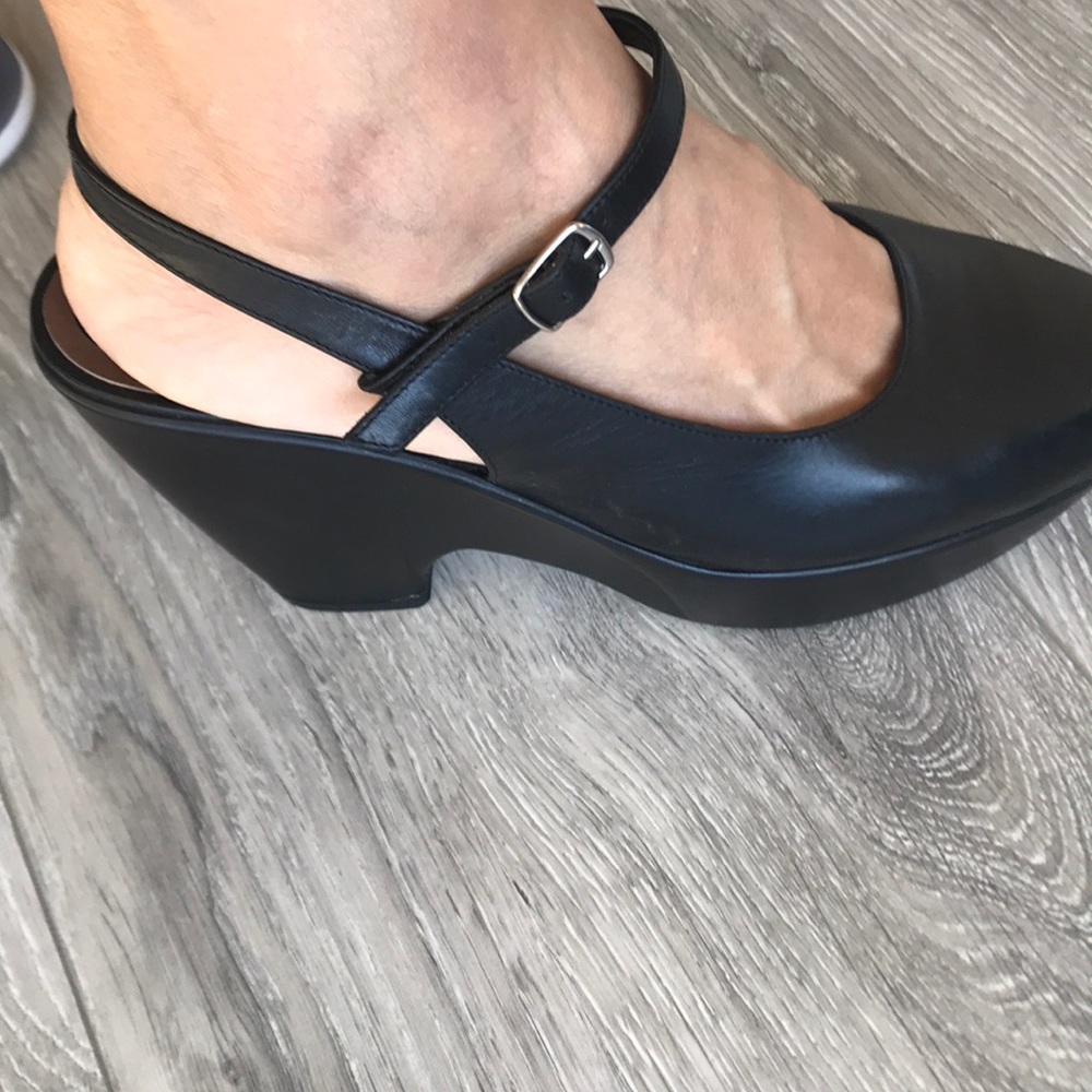 Black leather Marni shoes